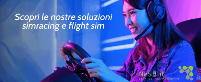 SETTORE GAMING: SOLUZIONI SIMRACING E FLIGHT SIM