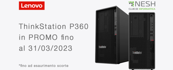 Lenovo thinkStation P360 in PROMO